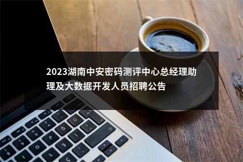 2023湖南中安密码测评中心总经理助理及大数据开发人员招聘公告 图片
